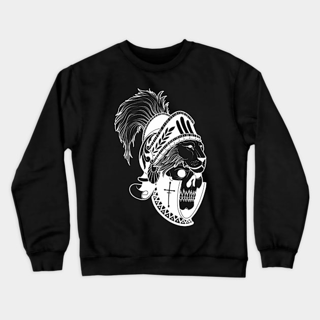 Centurion skull Crewneck Sweatshirt by palmer81